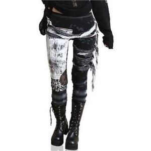 RTBU Black Grunge Legging M